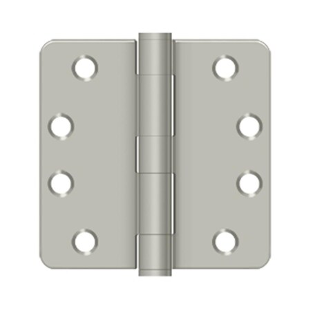 Patioplus Brushed Nickel Hinge, Steel, 4 x 4 x 0.25 in. PA3847613